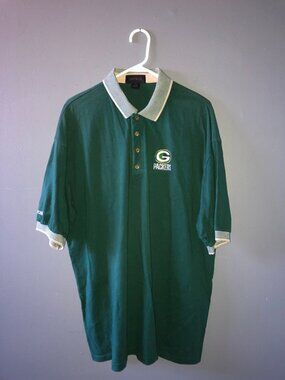 Vintage 1997 Green Bay Packers Polo XXL Antigua